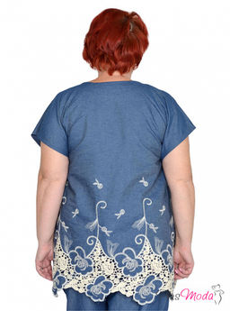 Туника Модель №1495 размеры 44-84 - Plusmoda фото 8