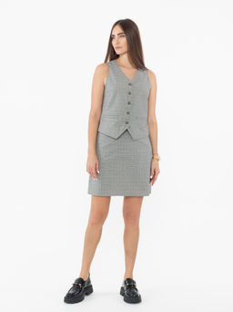 юбка А-силуэта, на подкладке с обтачным поясом - Трика фото 4