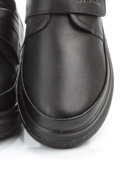 03-5311 BLACK Полуботинки женские (натуральная кожа)