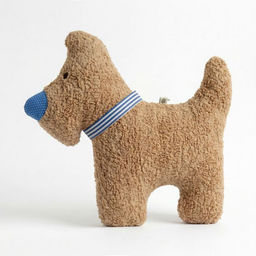 Подушка декоративная арт.1184692-33 Щенок БЕНО хлопок беж