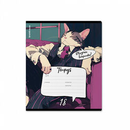 Цена за 10 шт. Тетрадь школьная ученическая ErichKrause Cat Boss, 18 листов, клетка (в плёнке по 10 шт.)_MIX-PACK  фото 7