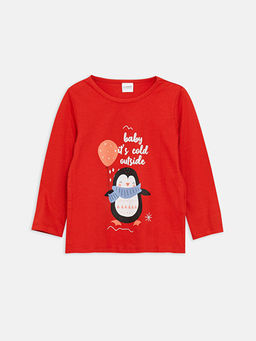 Bisiklet Yaka Bask?l? Uzun Kollu K?z ?ocuk Pijama Tak?m? - Waikiki фото 2