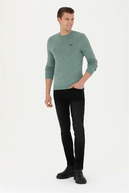 Брюки джинсовые U. S. Polo Assn темно-серые из хлопка - U.s. polo assn фото 10