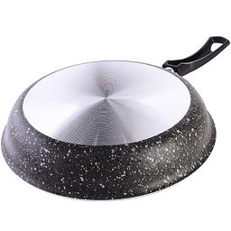 17124 Сковорода высокая 24см ЧЁРНАЯ (х8) - Mayer&boch фото 3