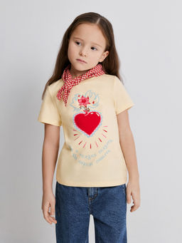 ACOOLA / Футболка детская для девочек Selena крем