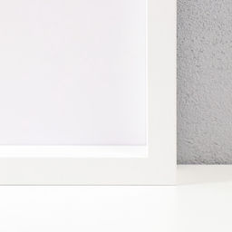 Фоторамка для фото 50×70 см Valerie, МДФ, с паспарту 40×50 см, белый, (пластиковый экран)