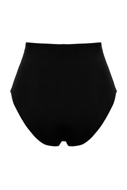 Siyah Premium Aksesuarl? Yuksek Bel Hipster Bikini Alt? TBESS24BA00127