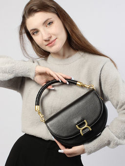 LACCOMA сумка Y2432-черный натуральная кожа полиэстер