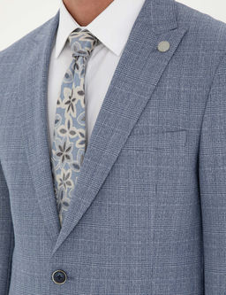 Saks Extra Slim Fit Ekose Tak_m Elbise