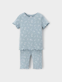 К 1632/серо-голубой 4312 Н069 пижама для дев