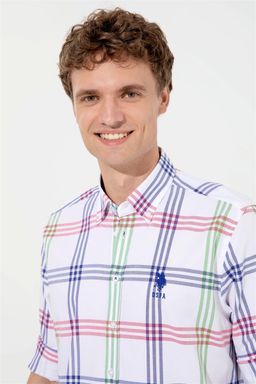 U. S. Polo Assn / -50% Мужская зеленая рубашка с длинным рукавом - U.s. polo assn фото 2