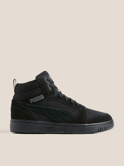 Мужские высокие кеды PUMA Rebound v6 WTR Артикул 4589254, черный