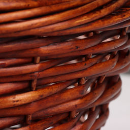 Корзина плетёная для хранения «Плейт», ива, коричневая, набор 3 шт.