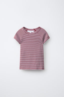 CAMISETA RAYAS CON ALGOD?N Y MODAL / Rayas