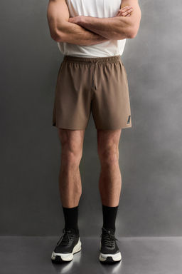 PANTALONES CORTOS B?SICOS ENTRENAMIENTO / Gris topo - Zara фото 11