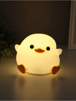 Фигурка светящаяся RISALUX «Утенок», 2 Вт, LED-ночник антистресс, RGB, USB, 10×12×9.5 см