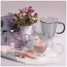 НАБОР ИЗ 4-Х КРУЖЕК DOUBLE-WALL 250 МЛ. ДИА=7,5 СМ. В=10,5 СМ. НА ПОДСТАВКЕ - Agness фото 5