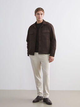 Standart Kal?p G?mlek Yaka S?et Erkek Mont