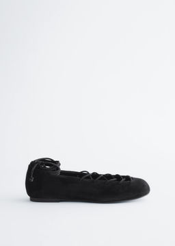 Bailarinas de piel con cordones - H&m фото 2