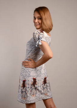 Платье женское БАРСЕЛОНА (голубой № 10) - Ивановская трикотажная компания фото 5