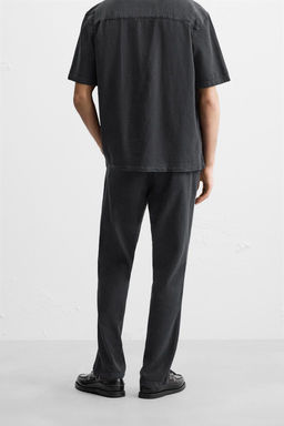 COTTON - LINEN TROUSERS - Zara фото 3