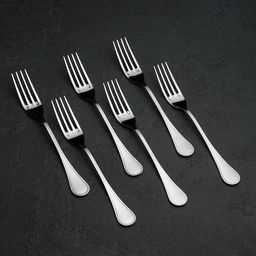 Цена за 6 шт. Вилка столовая «Соната» («Империал»), длина 20.5 см, толщина 2 мм, нержавеющая сталь, серебристая