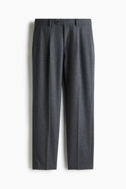 Pantal?n de traje en mezcla de lana Regular Fit