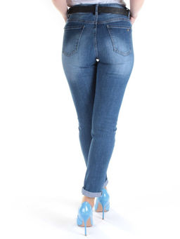 D369 BLUE Джинсы зауженные женские DIOVES
