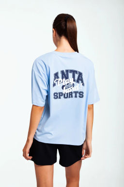 Футболка Хлопок Синий - Anta фото 4
