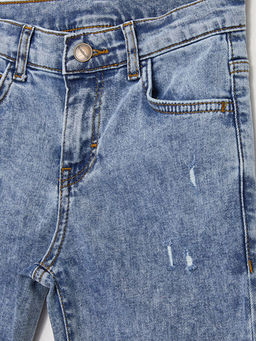 Super Skinny Fit Y?rt?k Detayl? Erkek ?ocuk Jean Pantolon - Waikiki фото 3