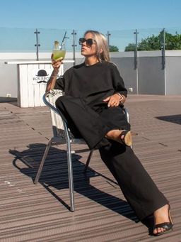 Женский Спортивный костюм Эльза, черный от Спортсоло