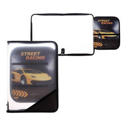 Папка для труда, А4, пластиковая, 23×32.5×2.5 см «Тачка»