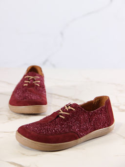 Кеды EDART 188.natabr.Бордовый джангл+бордовая замша