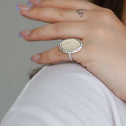 Кольцо Арт. 3V-3380-W - MyGemma фото 2