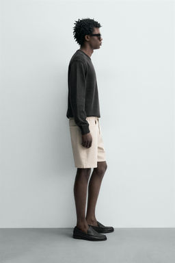 BERMUDA DENIM REGULAR FIT / Crudo - Zara фото 4