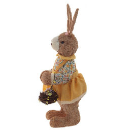 Фигурка декоративная "Заяц", L18 W18 H54 см
