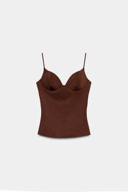 POLYAMIDE BLEND TOP - Zara фото 17