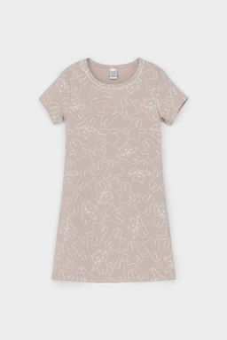 К 1156/бежевый,мини плюшевые мишки сорочка для дев