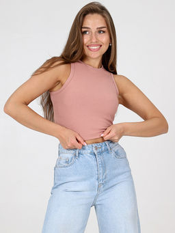 Майка-Топ из лапши , Розовый персик - Амавес-текстиль фото 2