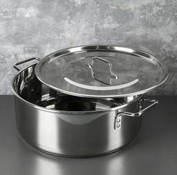 Кастрюля ОБЩЕПИТ 16,0 л (d40 см, h15 см) ТРС капсульное дно арт. КТ-ОБ-16 КН