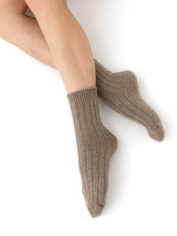 Носки из Монгольского кашемира PL капучино