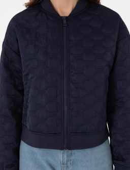 Lacivert Crop Top Mont