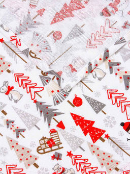 Набор подарочный - Снежные забавы Скатерть 200*145 - 1шт., Полотенце 45*60 - 3шт.