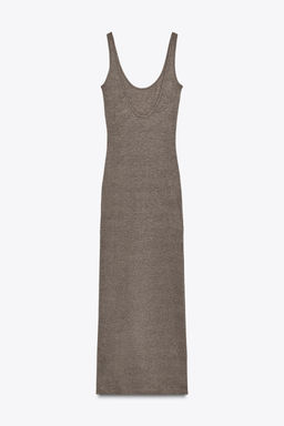 LONG STRAPPY DRESS - Zara фото 17
