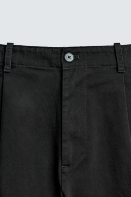 RELAXED BALLOON FIT PLEATED TROUSERS - Zara фото 19