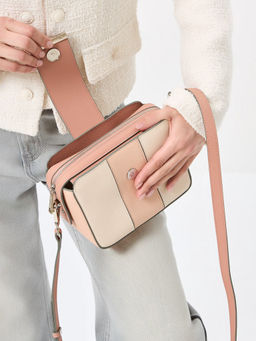 Сумка Labbra L-15329MP beige/l.pink/pink