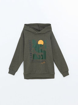 Kap??onlu Erkek ?ocuk Sweatshirt