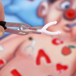 УЦЕНКА Настольная игра на ловкость и внимание Весёлая анатомия