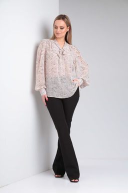 Блуза Modema 542-2 светло-бежевый  фото 4