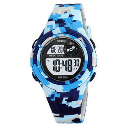 Часы наручные Skmei детские электронные спортивные 2280blue-camo